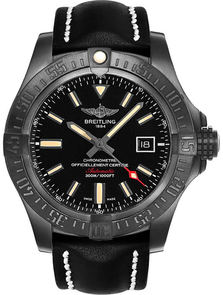 Breitling Avenger Watches Mens Volcano Black Self winding Automatic V1731010-BD12-441X Watch