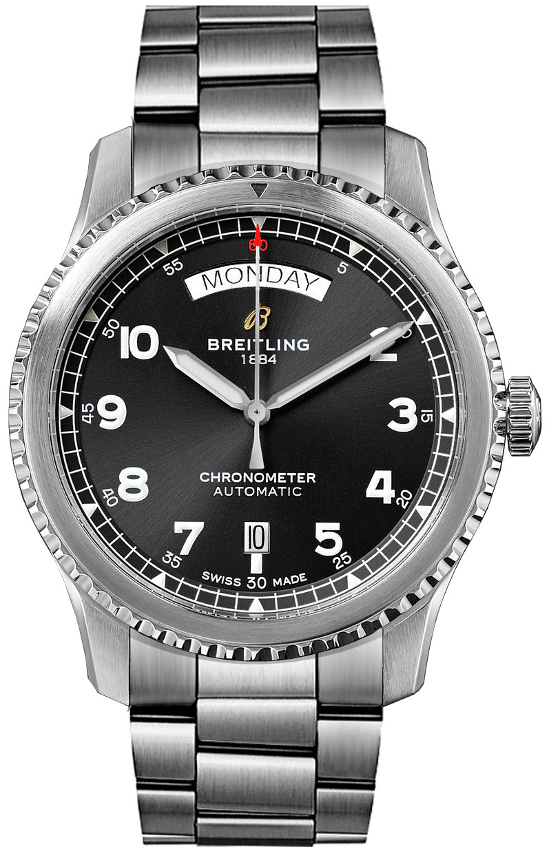 Breitling Navitimer Aviator 8 Watches Mens Black Self winding Automatic A45330101B1A1 Watch