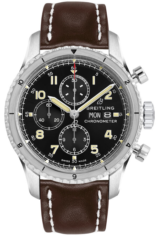 Breitling Navitimer Aviator 8 Watches Mens Black Self winding Automatic A13316101B1X4 Watch