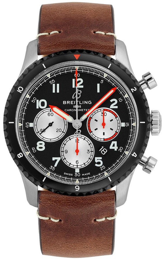 Breitling Navitimer Watches Mens Black Self winding Automatic AB01194A1B1X2 Watch