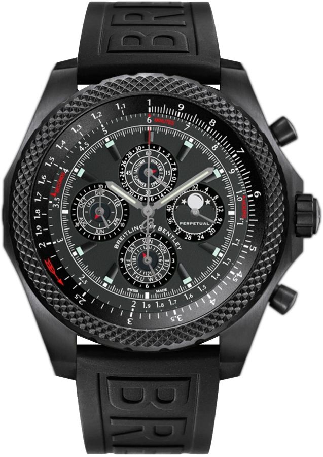 Breitling Bentley Watches Mens Black Self Winding Automatic V2936422-BC47-155S Watch