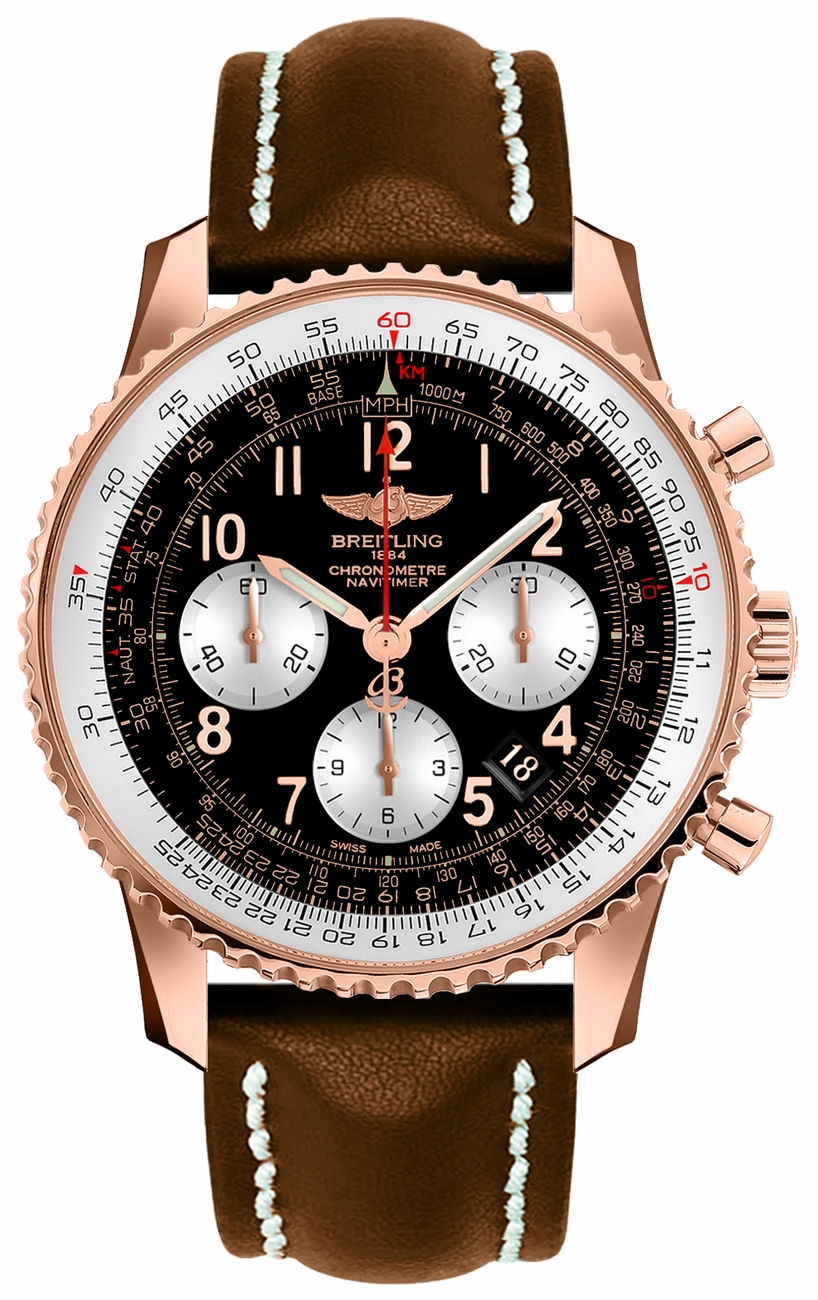 Breitling Navitimer Watches Mens Black RB012012-BB07-437X Watch