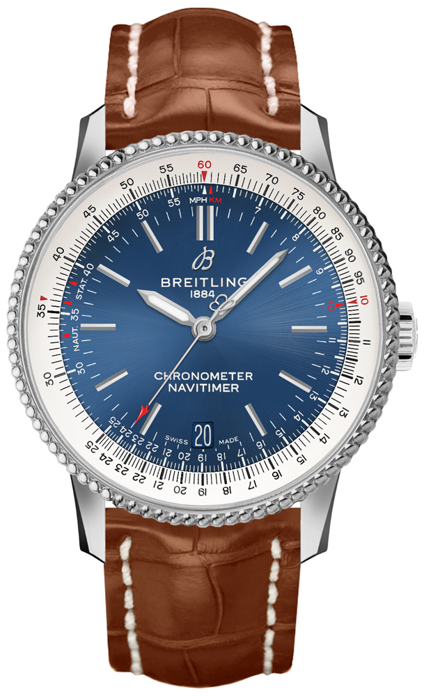Breitling Navitimer Watches Mens Blue Self winding Automatic Chronometer A17325211C1P2 Watch