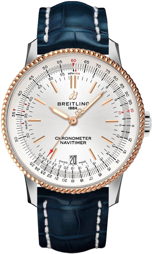 Breitling Navitimer Watches Mens Silver Self winding Automatic U1732521-G841-719P Watch