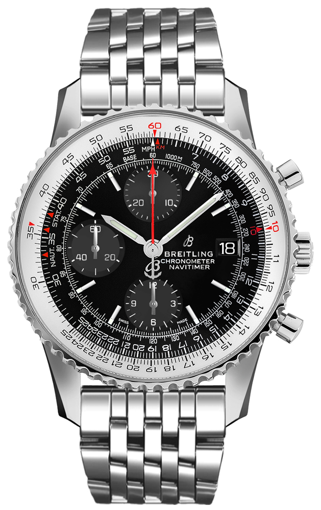 Breitling Navitimer Watches Mens Black Self winding Automatic A13324121B1A1 Watch