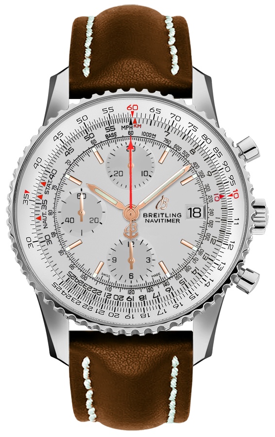 Breitling Navitimer Watches Mens Mercury Silver Self winding Automatic A13324121G1X1 Watch