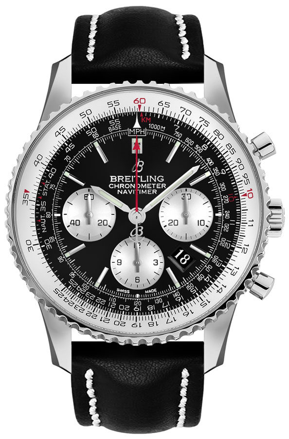 Breitling Navitimer Watches Mens Black Self winding Automatic AB0127211B1X2 Watch