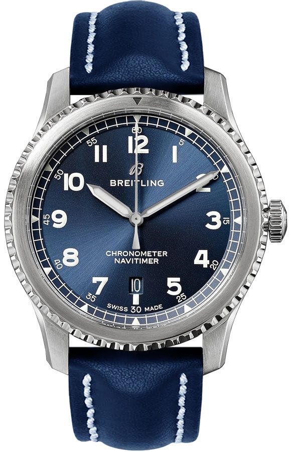 Breitling Navitimer Watches Mens Blue Self winding Automatic A1731410-C998-105X Watch