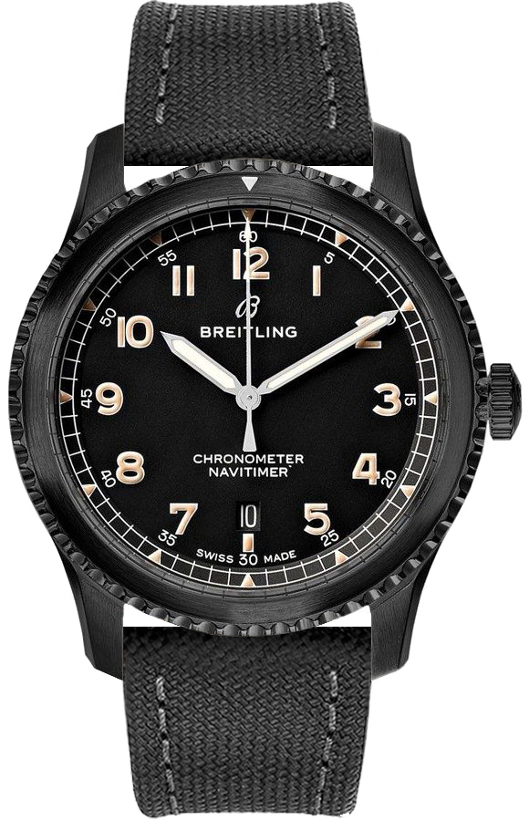 Breitling Navitimer Watches Mens Black Self winding Automatic M1731410-BG66-109W Watch