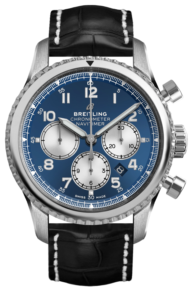 Breitling Navitimer Watches Mens Blue Self winding Automatic AB0117131C1P1 Watch