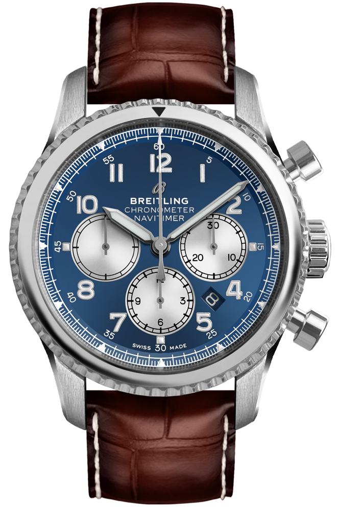 Breitling Navitimer Watches Blue Self winding Automatic AB011713-C999-757P Watch