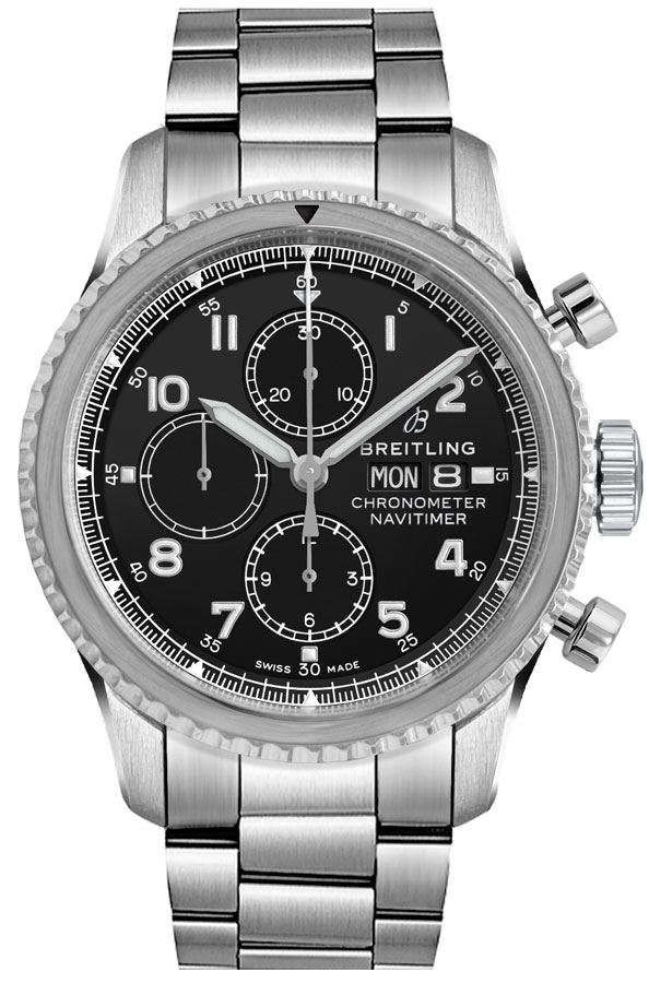 Breitling Navitimer Watches Mens Black Self winding Automatic A13314101B1A1 Watch