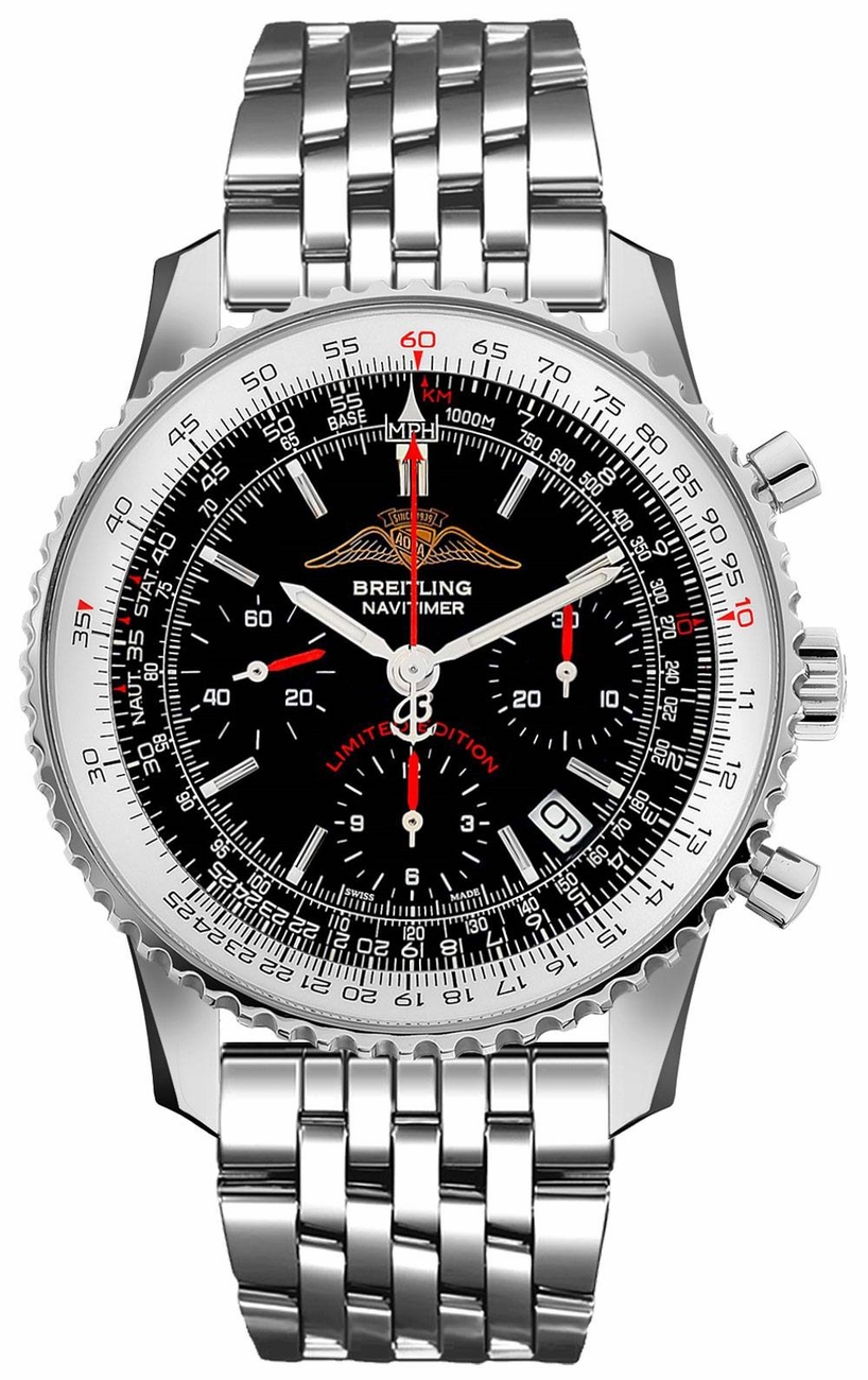 Breitling Navitimer Watches Mens Black A233225U-BD70-442A Watch