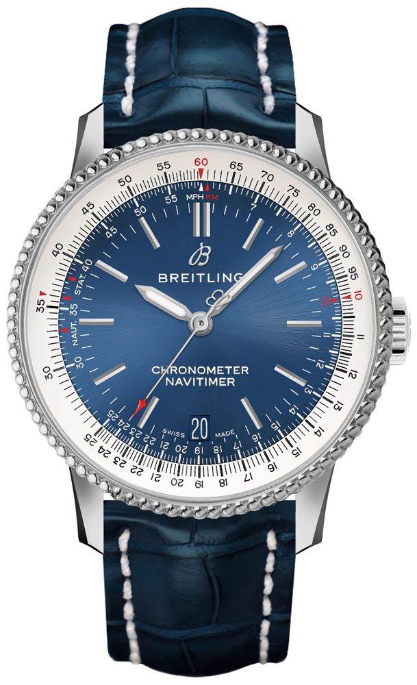 Breitling Navitimer Watches Mens Blue Self winding Automatic A17325211C1P3 Watch