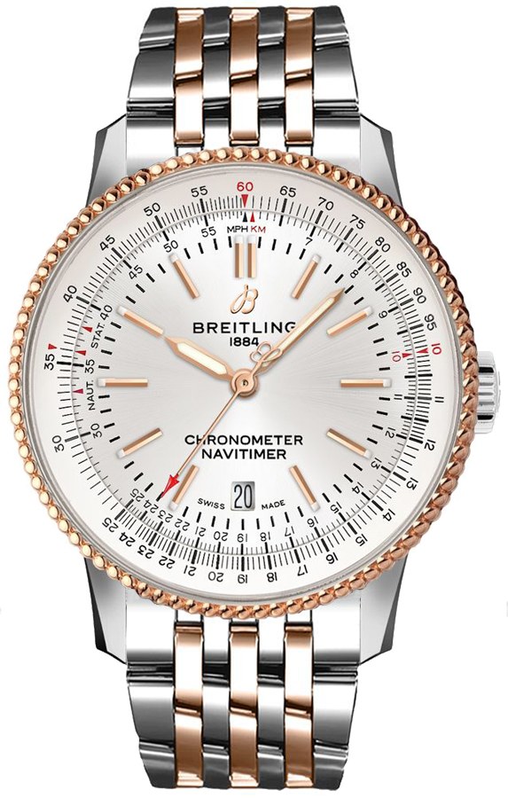 Breitling Navitimer Watches Mens Silver Self winding Automatic U17326211G1U1 Watch