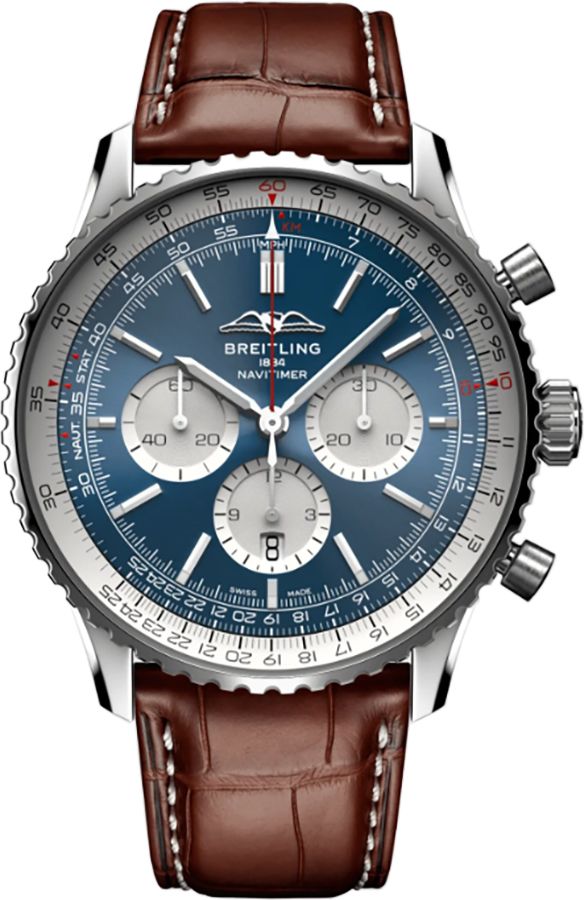 Breitling Navitimer Watches Mens Blue Self Winding Automatic AB0137211C1P1 Watch