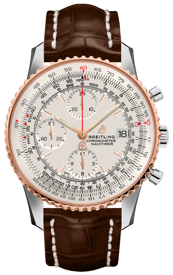 Breitling Navitimer Watches Mens Silver Self winding Automatic U13324211G1P2 Watch