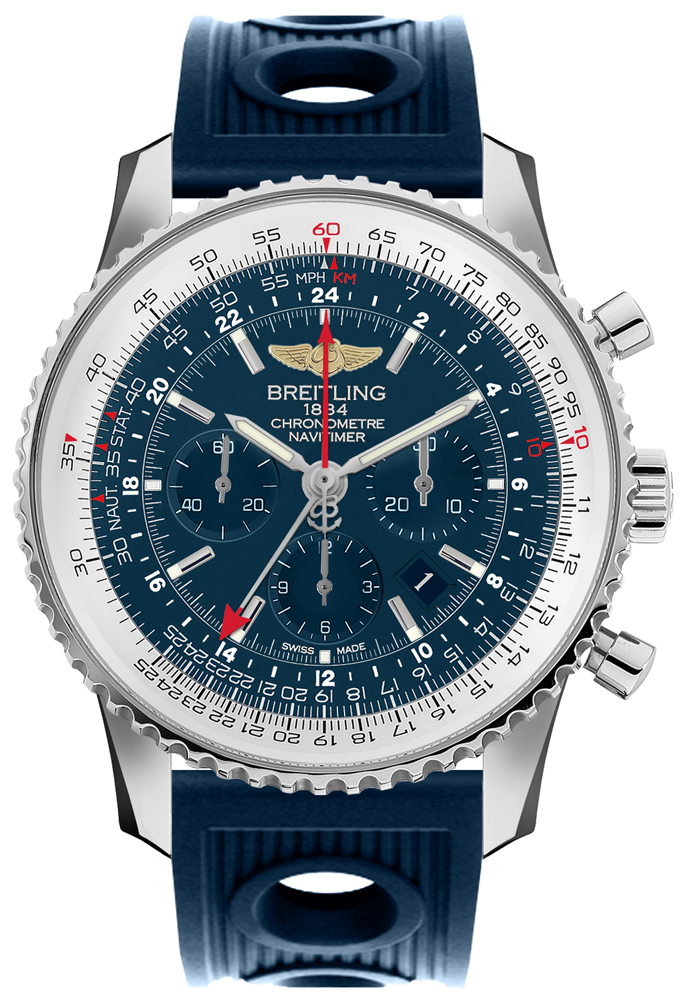 Breitling Navitimer Watches  Aurora Blue Self winding Automatic Chronometer AB04411A-C937-205S Watch