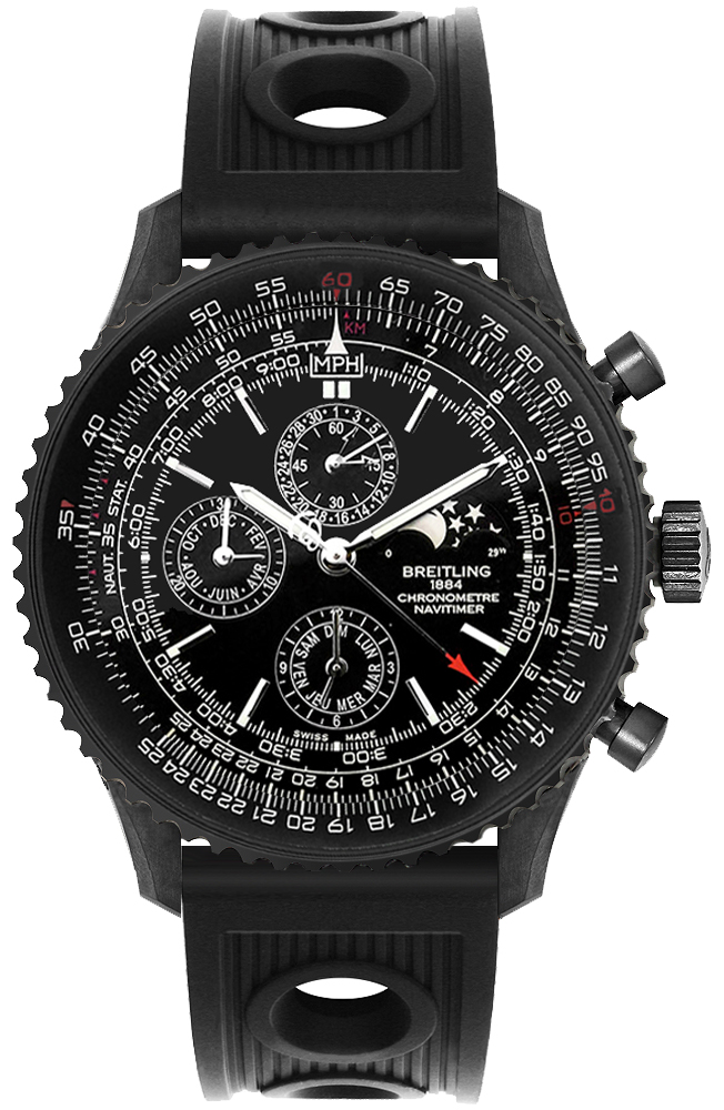 Breitling Navitimer Watches Mens Black Self winding Automatic Chronometer M1938022-BD20-201S Watch