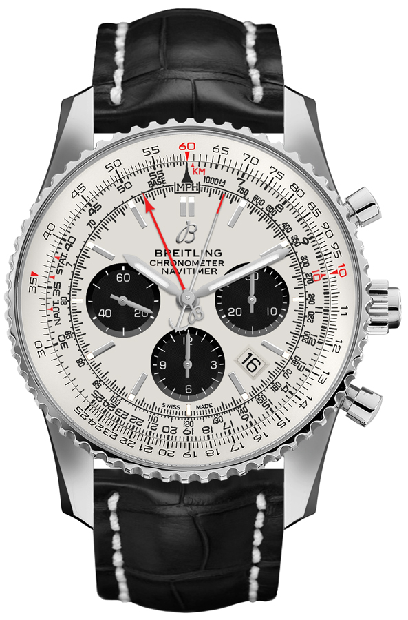 Breitling Navitimer Watches Mens Silver Self winding Automatic AB0311211G1P2 Watch