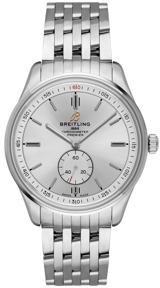 Breitling Premier Watches Mens Silver Self winding Automatic A37340351G1A1 Watch