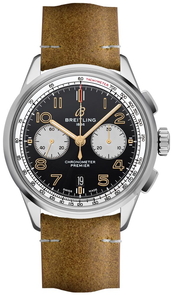 Breitling Premier Watches Mens Black Self winding Automatic AB0118A21B1X2 Watch