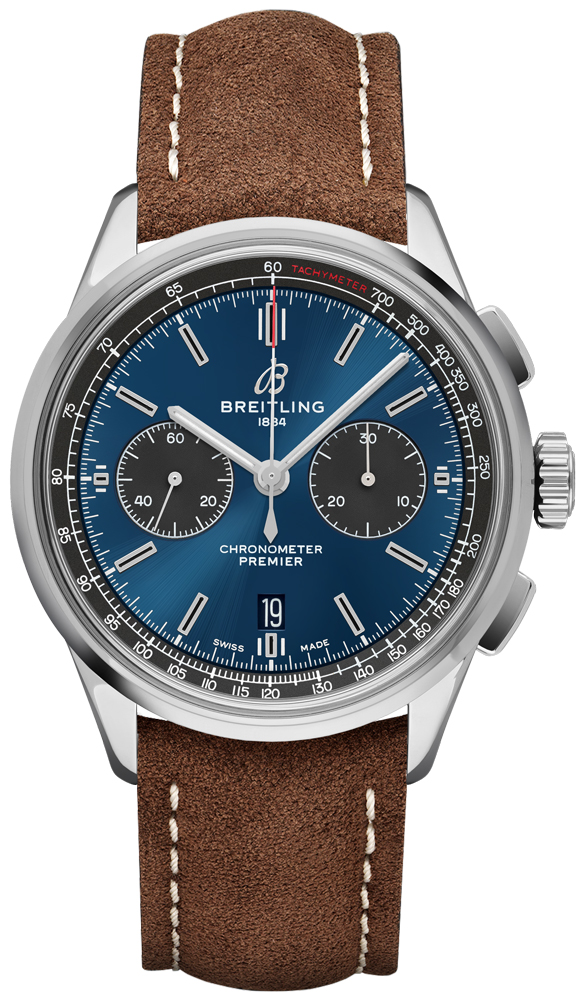 Breitling Premier Watches  Blue Self winding Automatic Chronometer AB0118A61C1X3 Watch