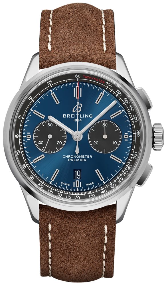 Breitling Premier Watches Mens Blue Self Winding Automatic AB0118A61C1X1 Watch