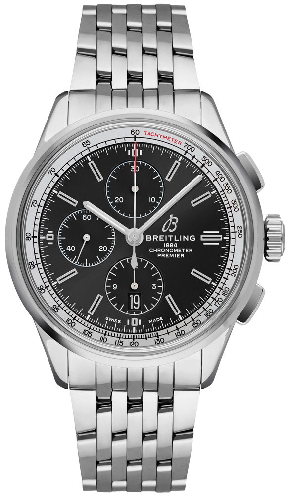 Breitling Premier Watches Mens Black Self winding Automatic A13315351B1A1 Watch