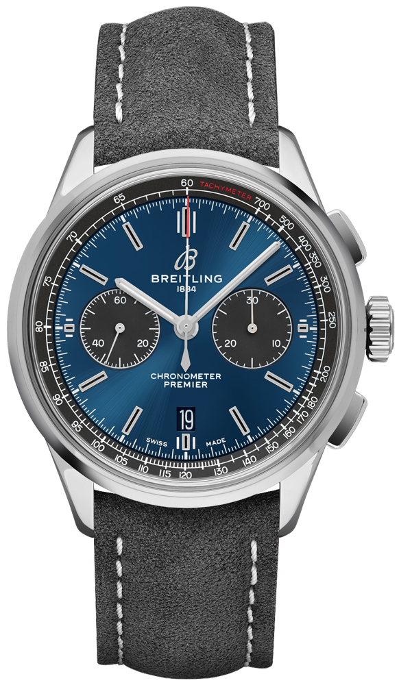 Breitling Premier Watches Mens Blue Self winding Automatic AB0118A61C1X4 Watch