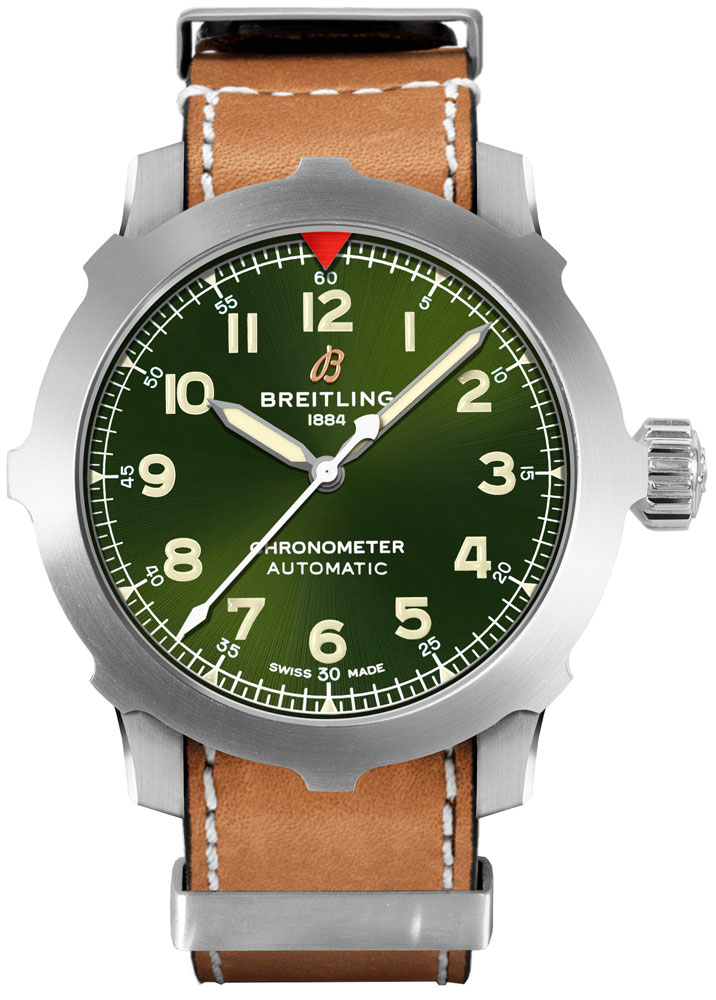 Breitling Navitimer Aviator 8 Watches  Green Self winding Automatic EB2040101L1X1 Watch