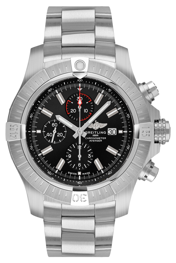 Breitling Avenger Watches Mens Black Self winding Automatic A13375101B1A1 Watch
