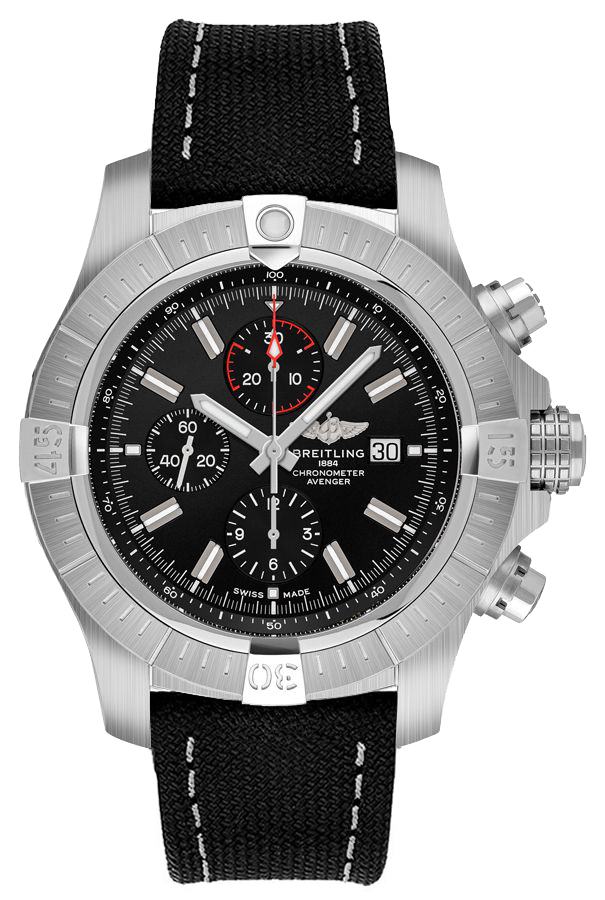Breitling Avenger Watches Mens Black Self winding Automatic A13375101B1X2 Watch
