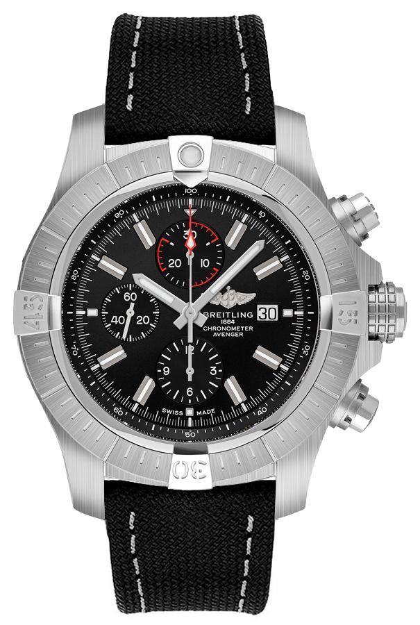 Breitling Avenger Watches Mens Black Self winding Automatic A13375101B1X1 Watch