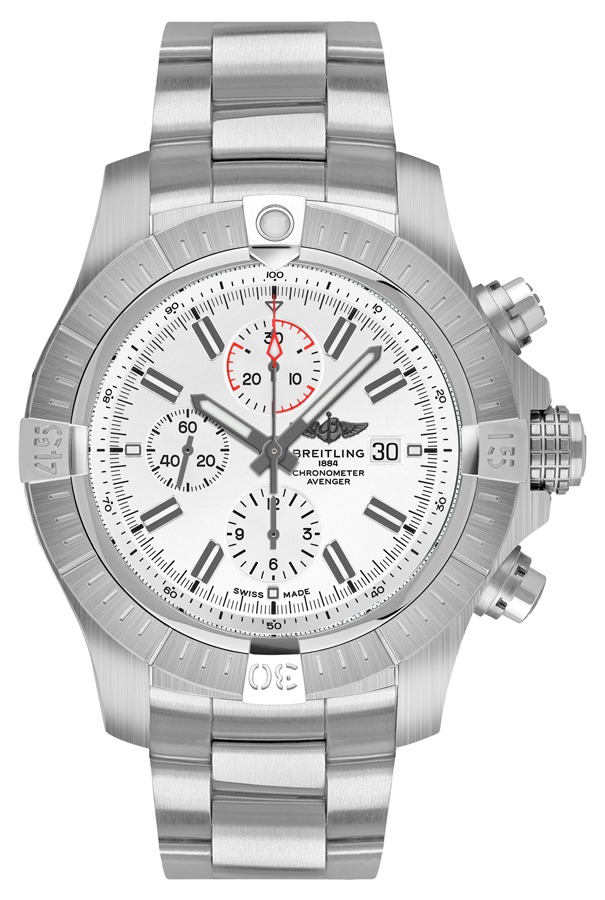 Breitling Avenger Watches Mens White Self winding Automatic A133751A1A1A1 Watch
