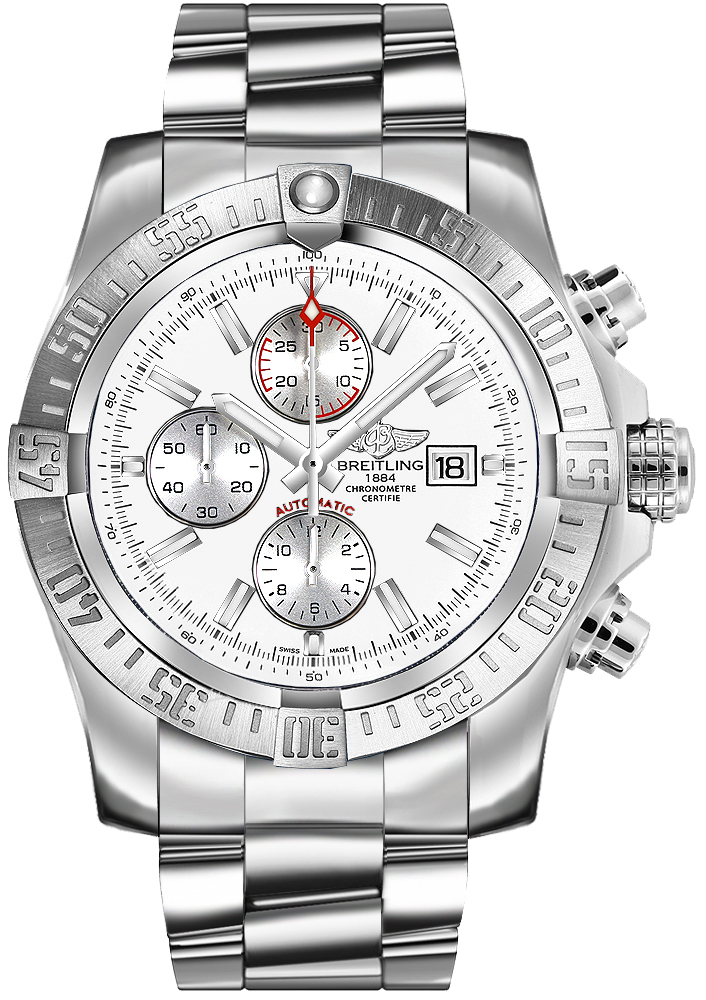 Breitling Avenger Watches Mens Stratus Silver Self winding Automatic A1337111-G779-168A Watch