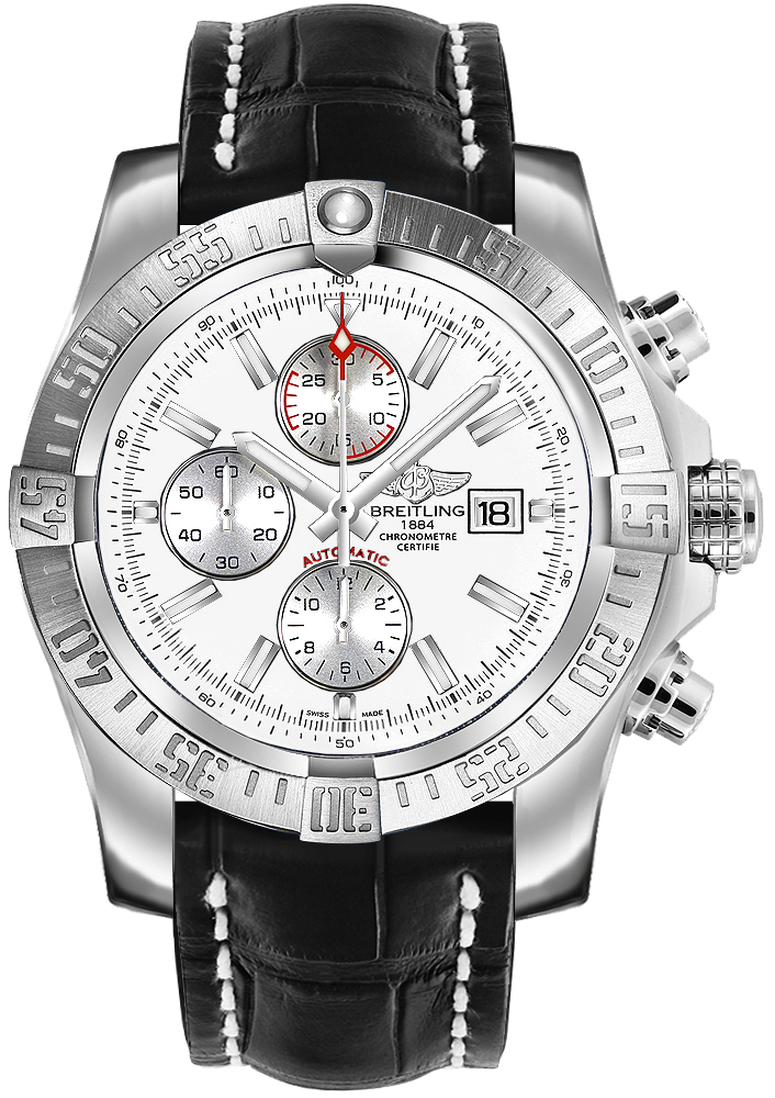 Breitling Avenger Watches Mens Stratus Silver Self winding Automatic A1337111-G779-760P Watch