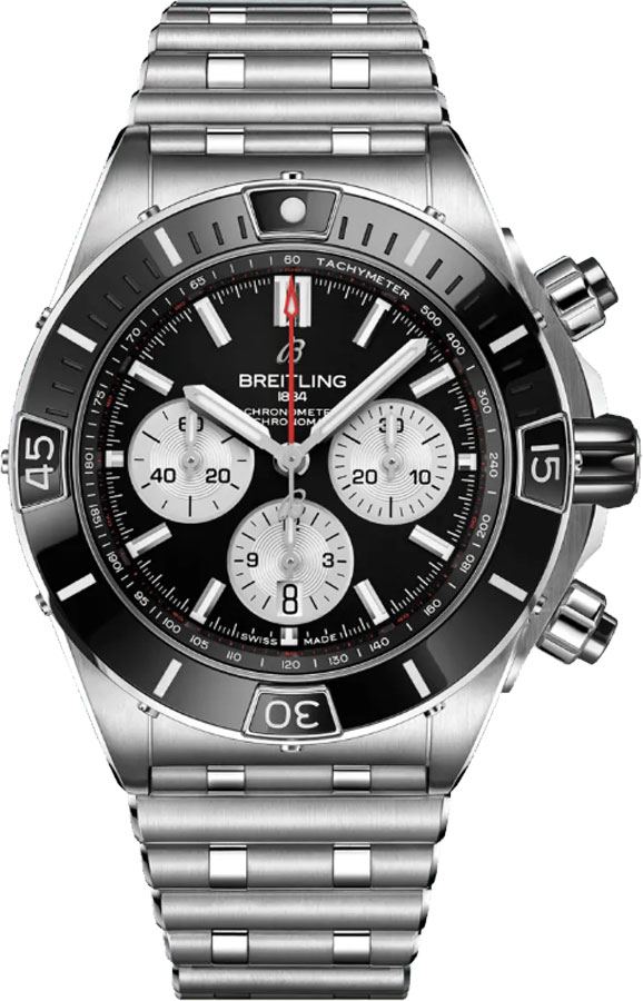 Breitling Chronomat Watches Mens Black Self winding Automatic AB0136251B1A1 Watch