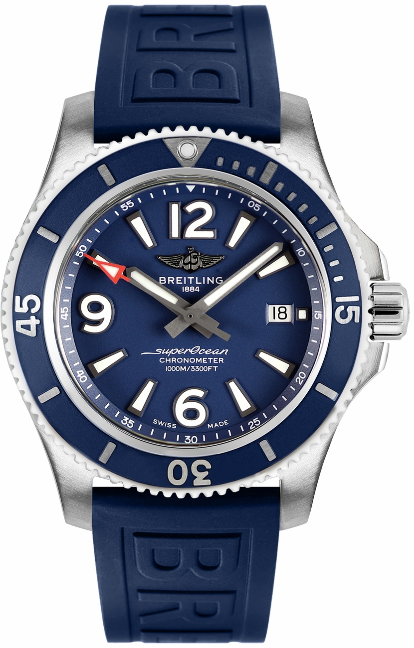 Breitling Superocean Watches Mens Blue Self winding Automatic A17367D81C1S1 Watch
