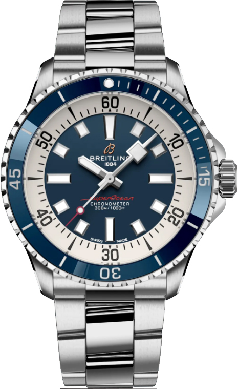 Breitling Superocean Watches Mens Blue Self winding Automatic A17375E71C1A1 Watch