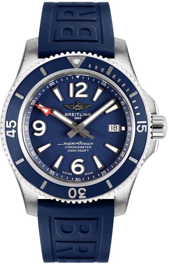 Breitling Superocean Watches Mens Blue Self winding Automatic A17367D81C1S2 Watch