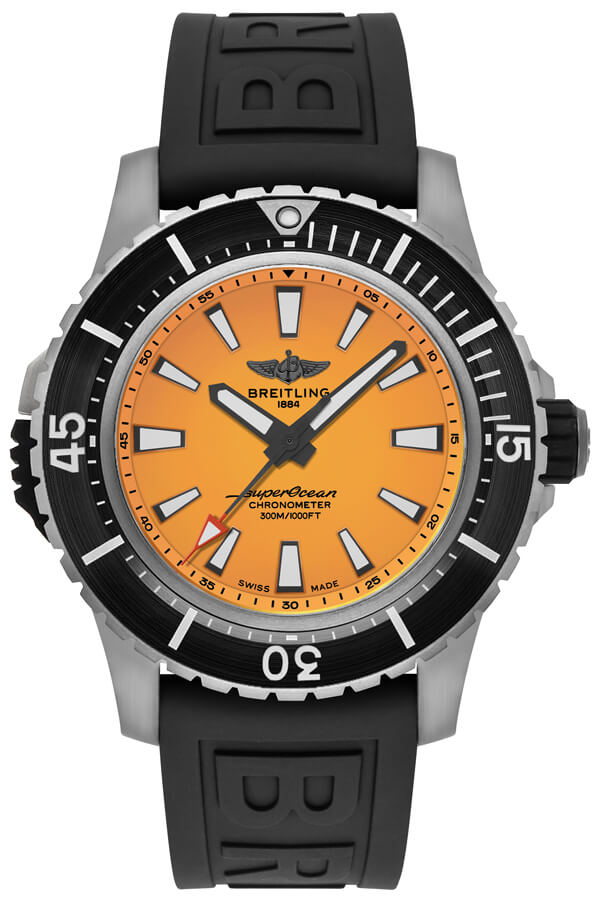 Breitling Superocean Watches Mens Yellow Self winding Automatic E17369241I1S1 Watch