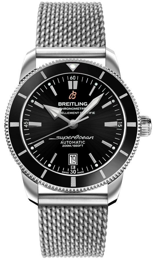 Breitling Superocean Heritage Watches Mens Volcano Black Dial Self winding Automatic AB2010121B1A1 Watch