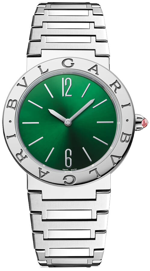 Bvlgari Bvlgari Watches Ladies Green Sunbrushed Battery Operated Quartz 103066 Watch