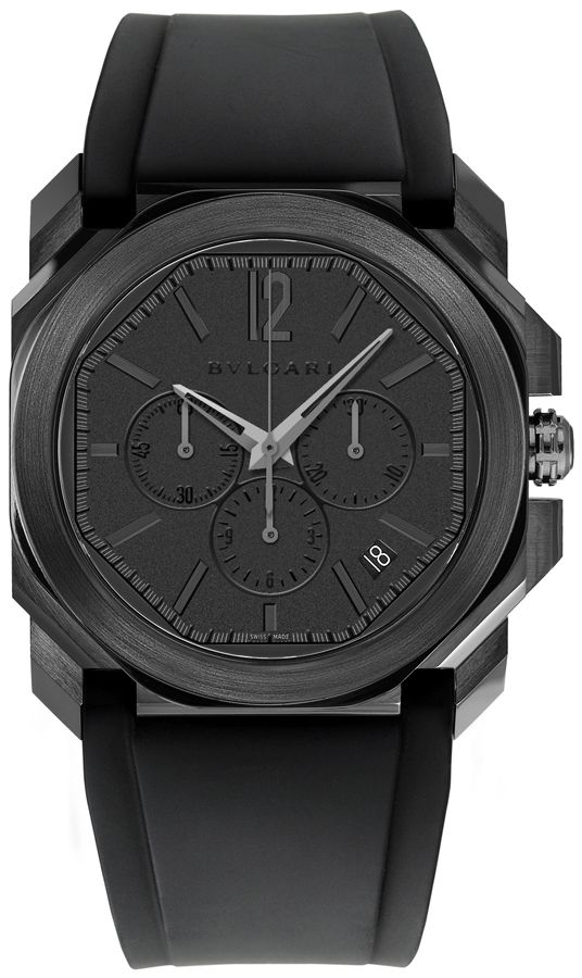 Bvlgari Octo Watches Mens Black Self Winding Automatic 103027 Watch