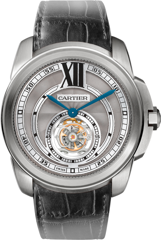 Cartier Calibre De Cartier Watches Mens Silver Self winding Automatic W7100003 Watch