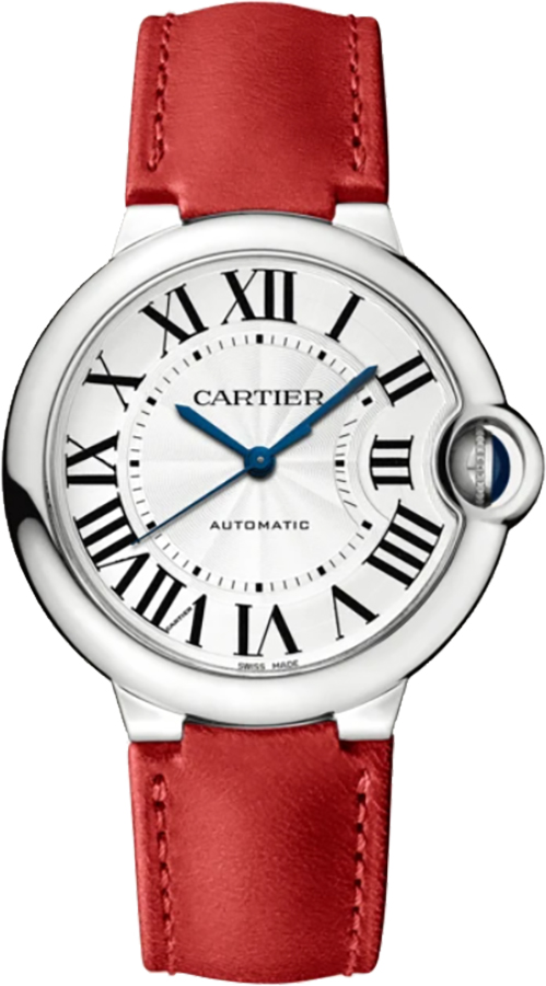 Cartier Ballon Bleu Watches Ladies Silver Self Winding Automatic WSBB0036 Watch