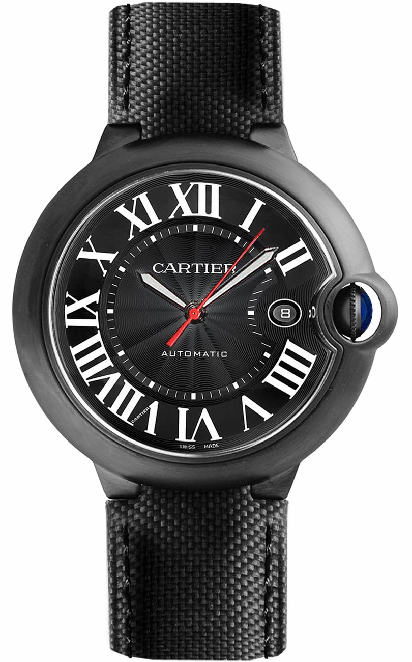Cartier Ballon Bleu Watches Mens Black Self winding Automatic WSBB0015 Watch