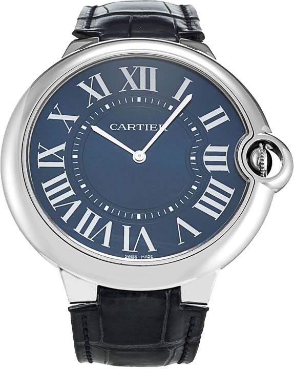 Cartier Ballon Bleu Watches Mens Blue Manual Winding W6920059 Watch