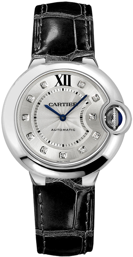 Cartier Ballon Bleu Watches Ladies Silver Self winding Automatic W4BB0009 Watch